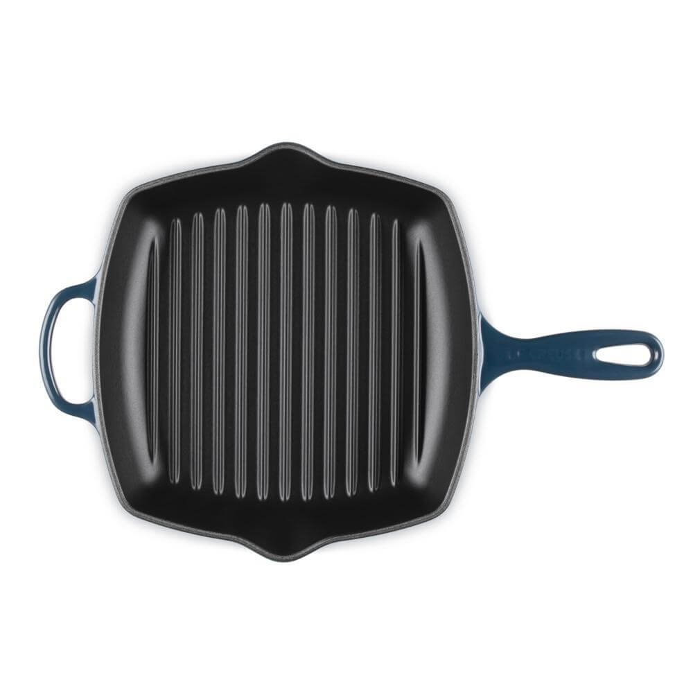 Le Creuset Signature Cast Iron Square Grillit 26cm Nuit